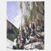 REVOLUTIONAIRE OORLOGSSTRIJD FLEECE DEKEN (Voorkant)