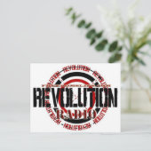 Revolutionaire radio briefkaart (Staand voorkant)