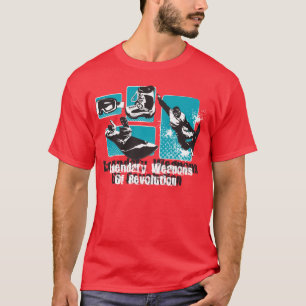 Revolutionaire snowboarden t-shirt