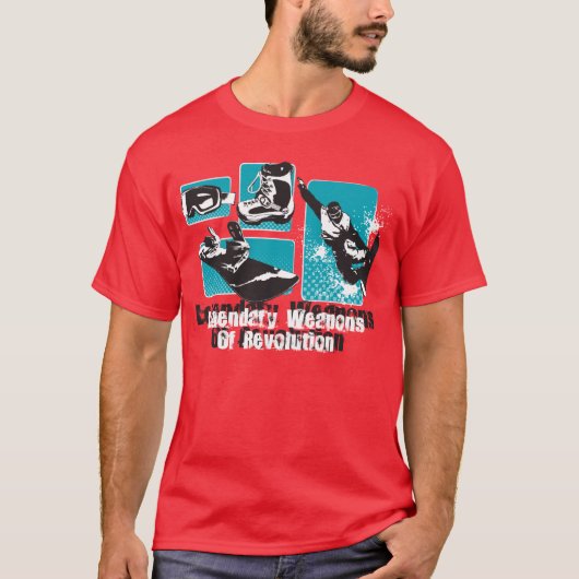 Revolutionaire snowboarden t-shirt (Voorkant)