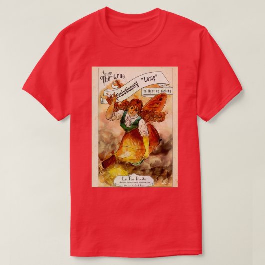 Revolutionaire versie van Fairy Molotov T-shirt (Design voorkant)