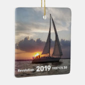 Revolutionaire Zeiling Evening 2019 Keramisch Ornament (Rechts)