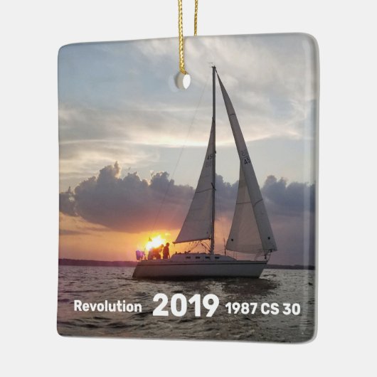 Revolutionaire Zeiling Evening 2019 Keramisch Ornament (Links)
