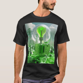 Revolutionerende energie: waterstof- en CO2-oploss T-shirt