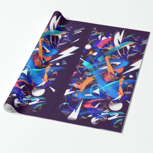 revolver cadeaupapier (Uitgerold)