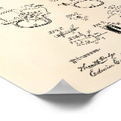 Revolver Fire Arm 1880 Patent Art Old Peper Poster (Hoek)