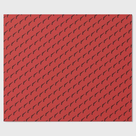 Revolver Tiled Red Cadeaupapier (Vlak)