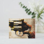 Revolver Trigger Briefkaart (Staand voorkant)