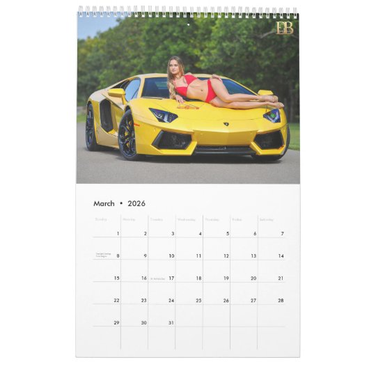 Revved Up Beauties Kalender 3 (Mar 2026)