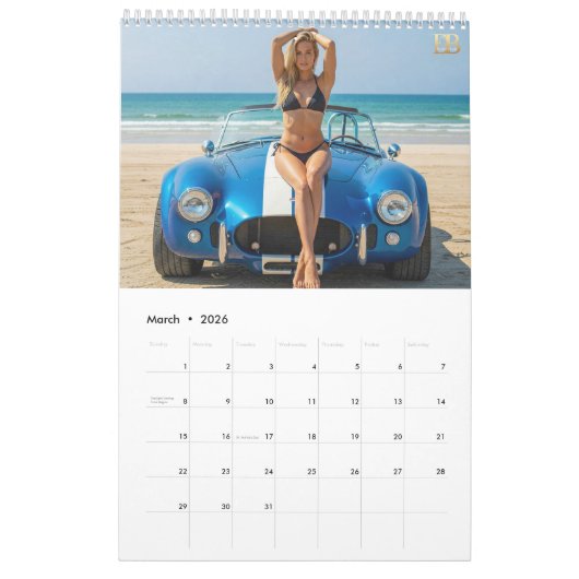 Revved Up Beauties Kalender 4 (Mar 2026)