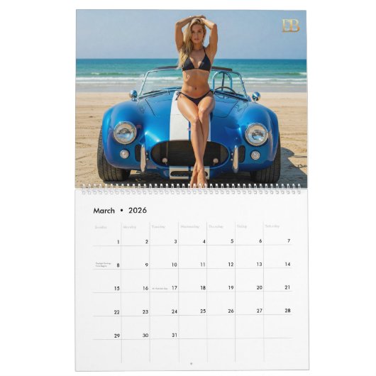 Revved Up Beauties Kalender 4 (Mar 2026)