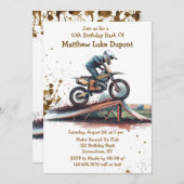 Revved Up Racer: Verjaardag motorfiets Bash Kaart (Voorkant / Achterkant)