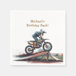 Revved Up Racer: Verjaardag motorfiets Bash Servet