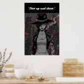 Revy – Shut Up and Shoot Quote Poster | Anime Wall (Keuken)