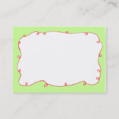 Reward Award kaart Contactkaartje (Achterkant)