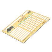 Reward Chart Jumping Spider Personalized Chores Notitieblok (Schuin)