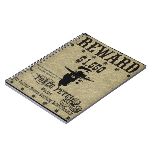 Reward Poster Poker Pete Notitieboek (Linkerzijde)