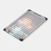 Reward to Do List | Golden/blauw vuurwerk | Foto Post-it® Notes (Schuin)