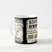Reward voor Jesse James Koffiemok (Voorkant links)
