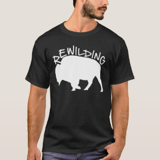 rewilding wisent bison t-shirt