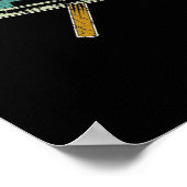 Rewind cassette Pencil Muziek 80s 90s Poster (Hoek)