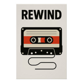 REWIND - Terug Perfect Poster