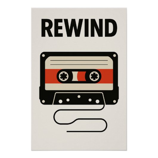 REWIND - Terug Perfect Poster (Voorkant)