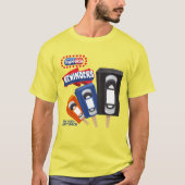 Rewinders: VHS Ice Pop Parody T-shirt (Voorkant)