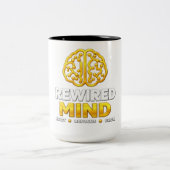 Rewired Mind Logo Mok - Zwarte Koffiemok (Center)
