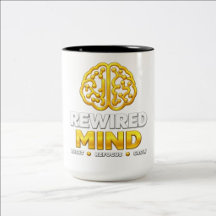 Rewired Mind Logo Mok - Zwarte Koffiemok