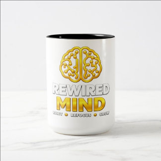 Rewired Mind Logo Mok - Zwarte Koffiemok