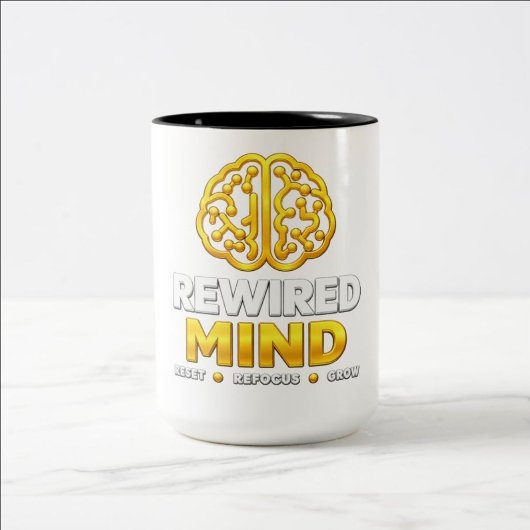 Rewired Mind Logo Mok - Zwarte Koffiemok
