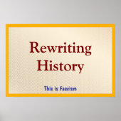 Rewriting History Poster (Voorkant)