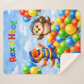 Rex and hoot ball pit adventure Sherpa Deken (Voorkant (horizontaal))