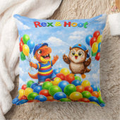 Rex and hoot ball pit adventure throw pillow kussen (Deken)