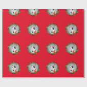 Rex de kerstomslag van de TV Terrier Cadeaupapier (Vlak)