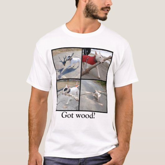 Rex de tv-sterren heeft Wood? t-shirt (Voorkant)