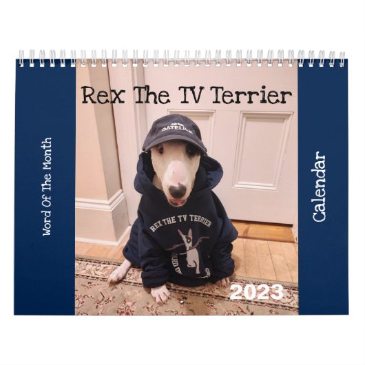 Rex de TV Terrier 2023 Word van de maandelijkse ka Kalender (Hoes)