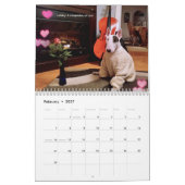 Rex de TV Terrier 2023 Word van de maandelijkse ka Kalender (Feb 2027)