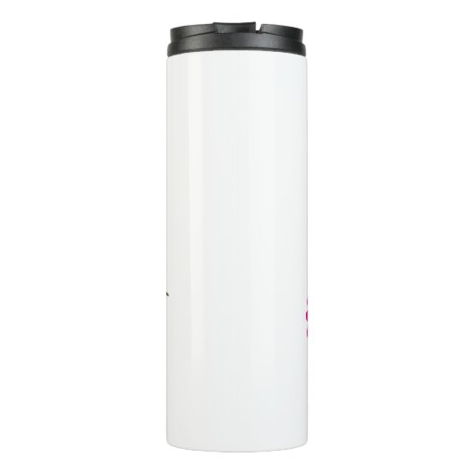 Rex De TV Terrier Rex met Bloemen Tumbler Thermosbeker (Achterkant)