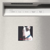 Rex de TV Terrier Sluit je pasteggat vierkant magn Magneet (Insitu (Vaatwasser))