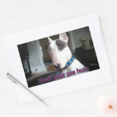 Rex De TV Terrier Sluit Uw Taart Gat stickers (Envelop)