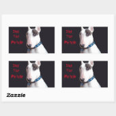 Rex De tv-terriër Sluit uw taartgat sticker (Vel)