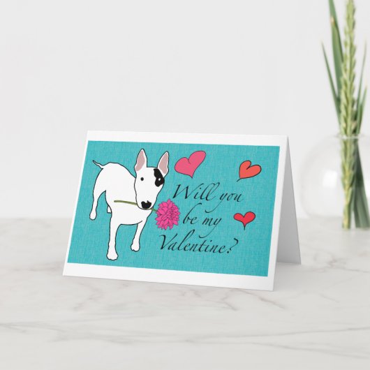 Rex De TV Terrier Valentijnkaart Kaart (Voorkant)
