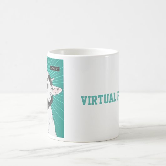 Rex de Virtual Fetch-mok voor de tv-drager Koffiemok (Center)