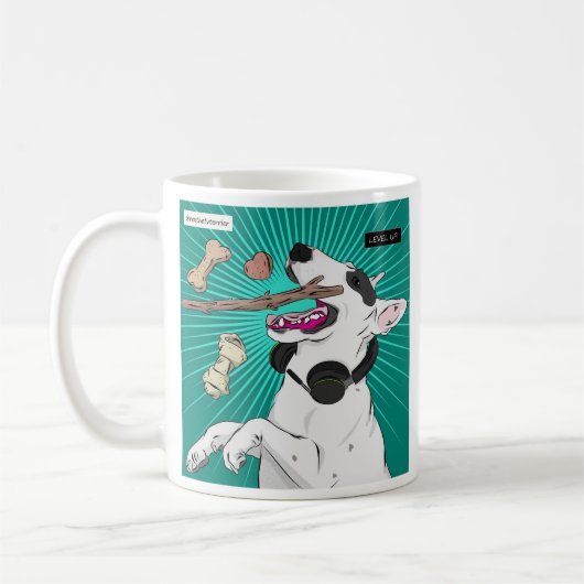 Rex de Virtual Fetch-mok voor de tv-drager Koffiemok (Links)