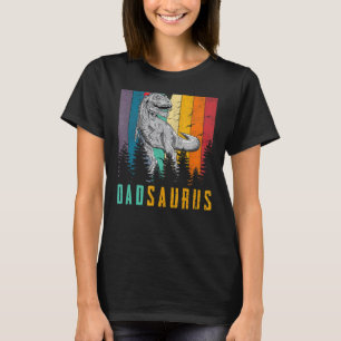 Rex Dinosaur Dad Saurus Family Matching Fathers T-shirt