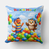 Rex en hoot balbak avontuur kussensloop kussen (Voorkant)