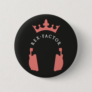 Rex Factor Logo Badge Ronde Button 5,7 Cm