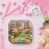 Rex Hoot Pasen feestbord Papieren Bordje (Feest)